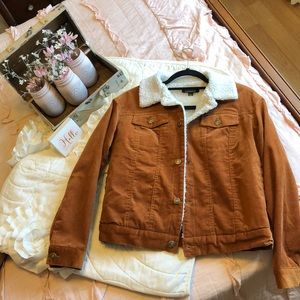 Corduroy Sherpa jacket